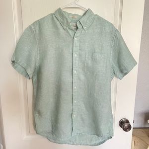 J.Crew Short-sleeve Baird McNutt Irish linen shirt